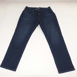 Banana Republic Men's Athletic Fit Travel Jeans Size 34 x 30 Dark Blue Stretch